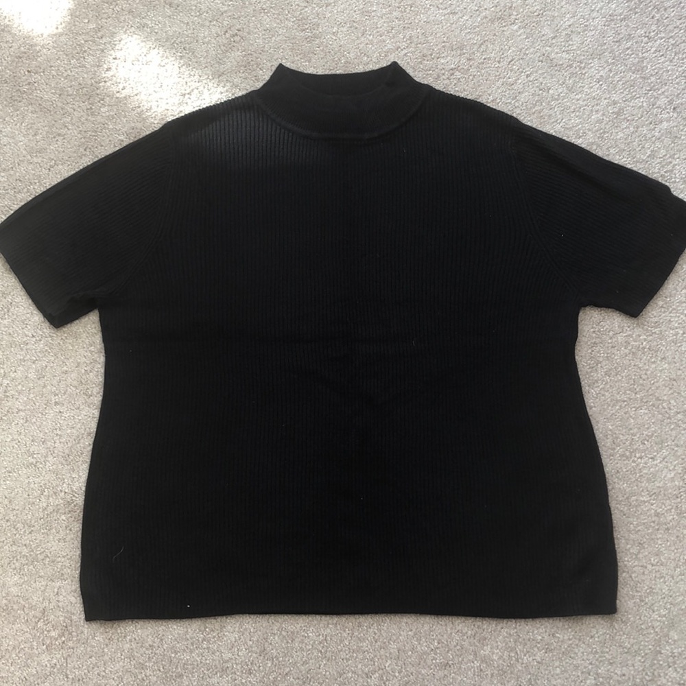 Silky soft Lightweight black knit top